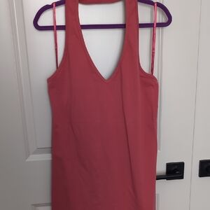 Torrid Coral V-Neck Halter Top